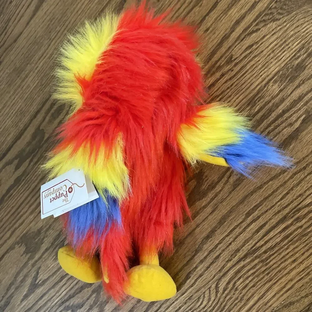 The Puppet Company Large Scarlet Red Macaw Parrot Bird Hand Puppet With Squawk